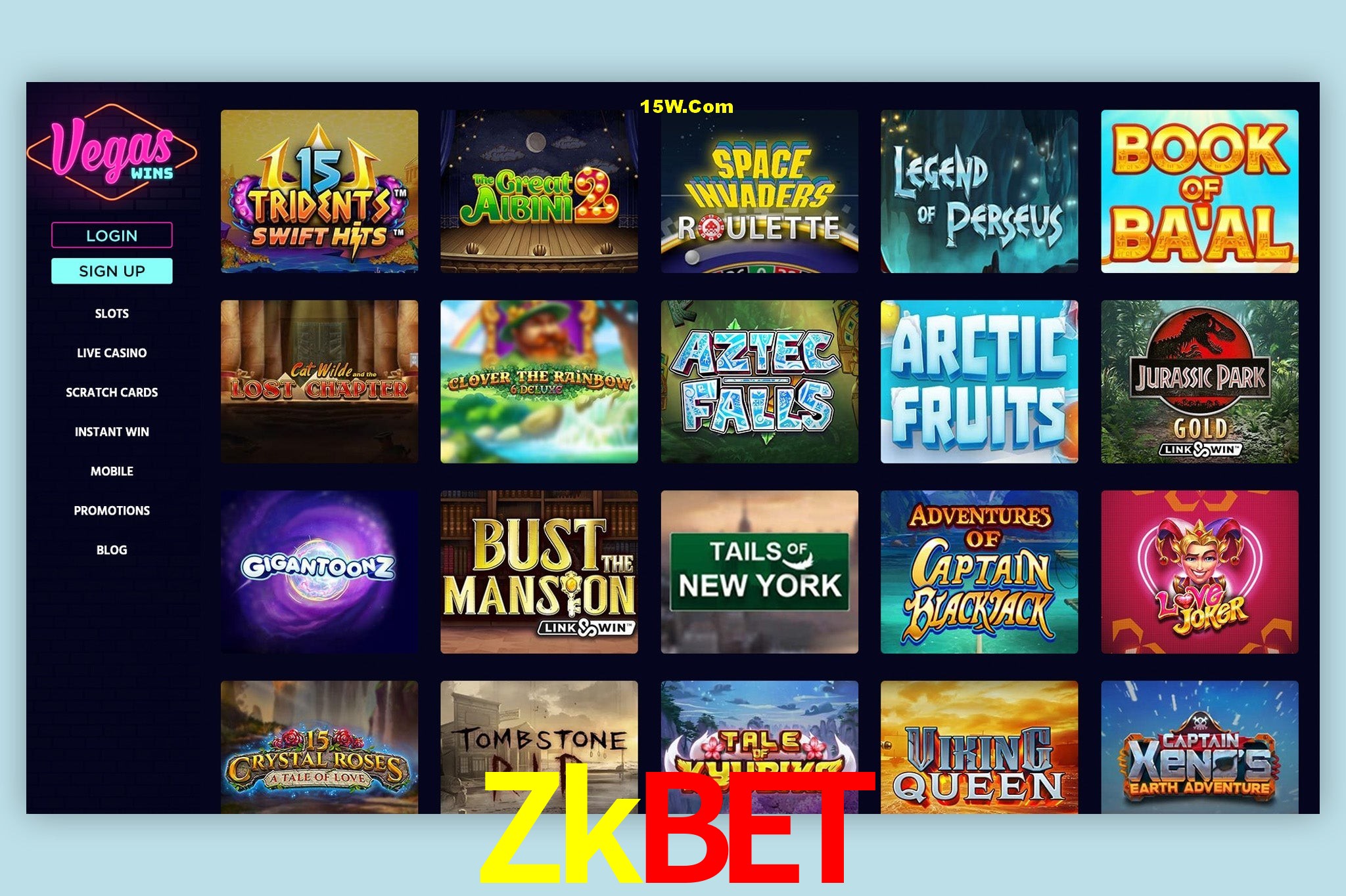 Games Directory Zkbet